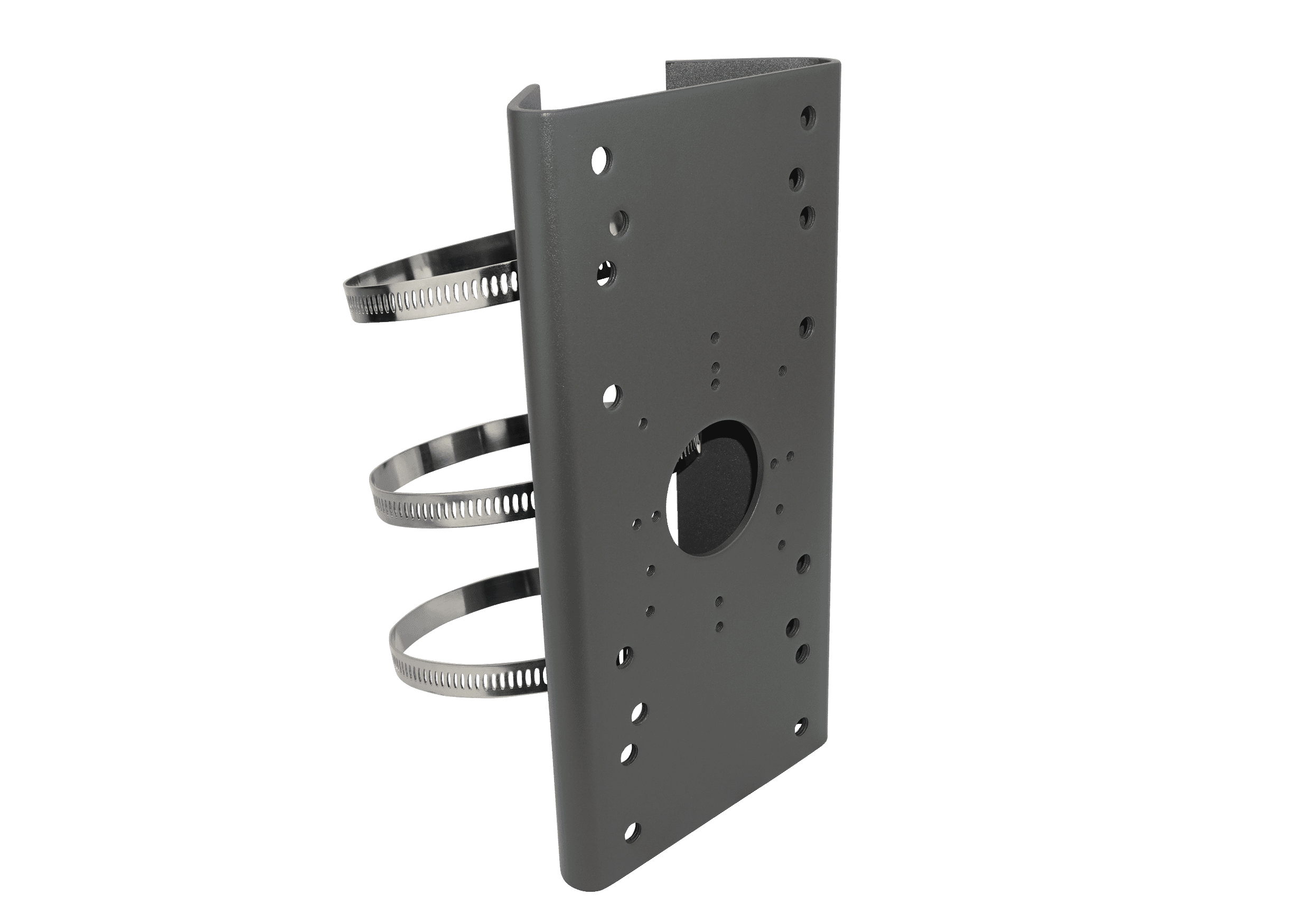 Hikvision DS1275ZJSUS/GREY Stainless Steel Pole Mount Bracket